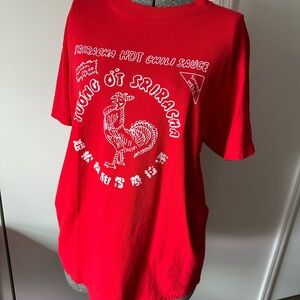Sriracha Spicy Vibrant Red T-Shirt